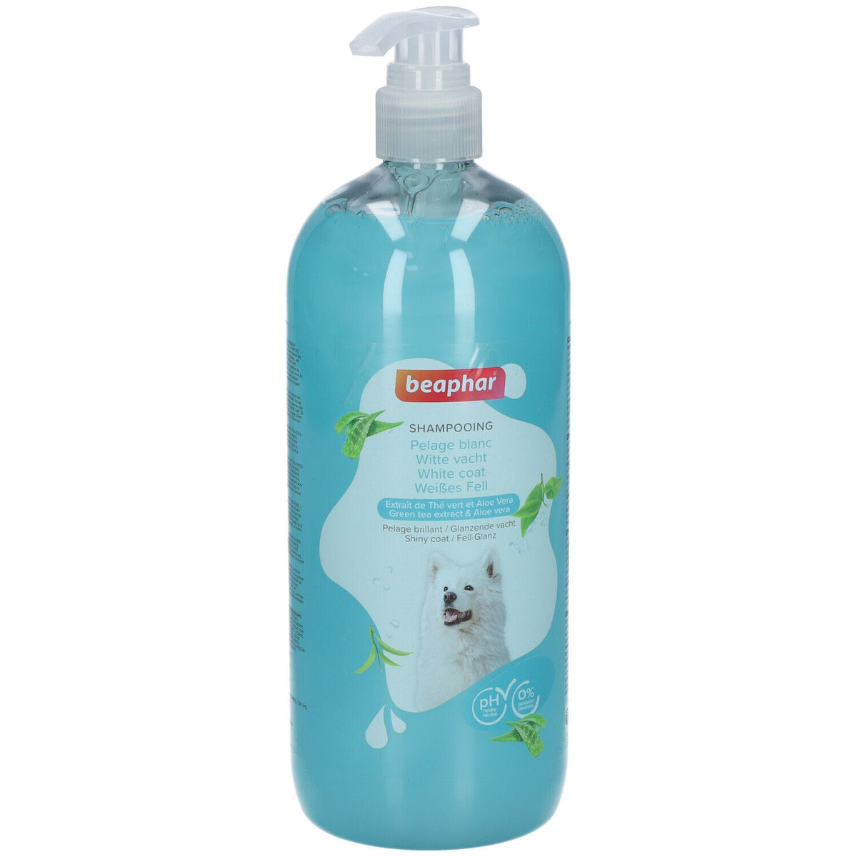 Beaphar Shampooing Chien Pelage Blanc (1 l)