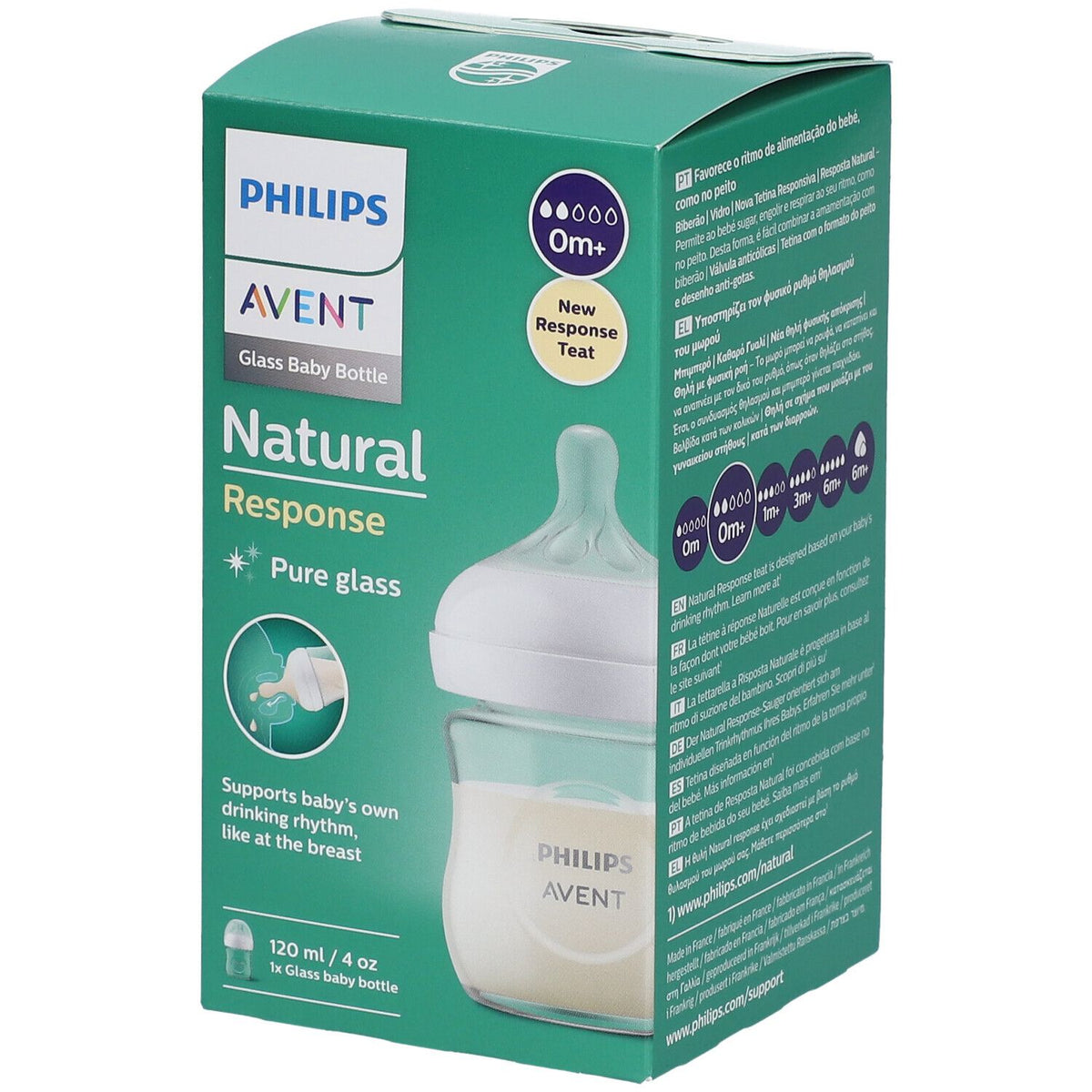Philips Avent Natural Response Biberon en Verre SCY930/01