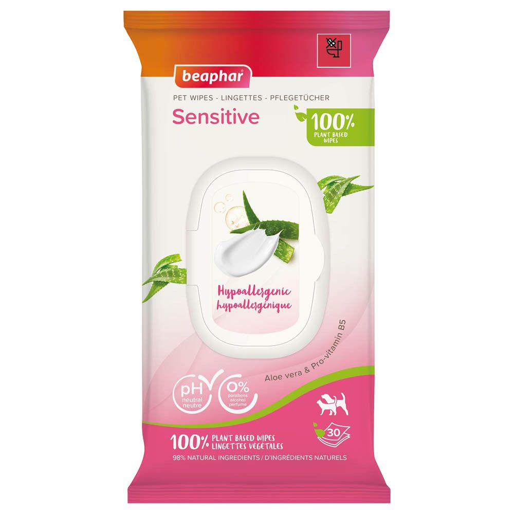 Beaphar® Lingettes Sensitive (30 lingettes)