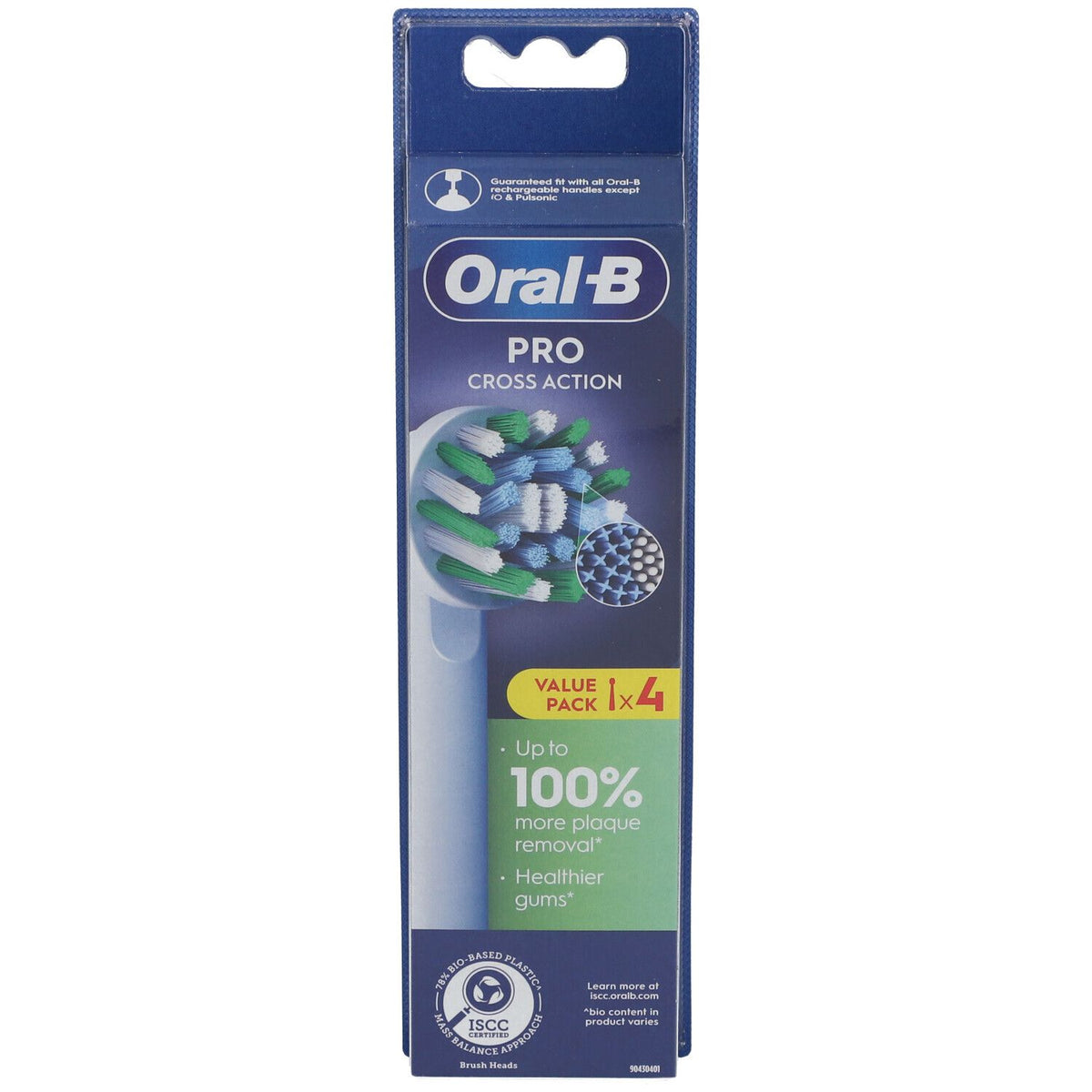 ORAL-B Pro Cross Action Têtes de brosse de rechange (4 pièces)