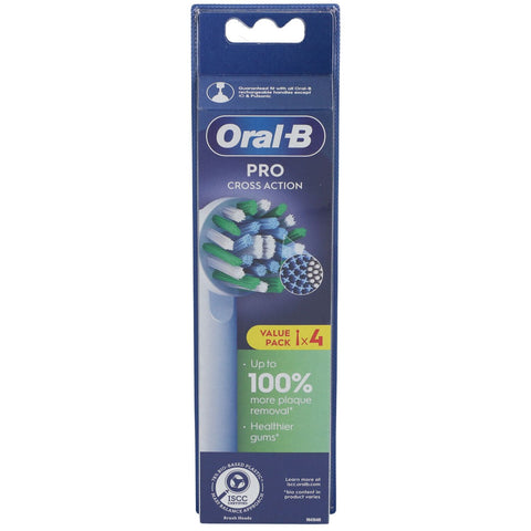 ORAL-B Pro Cross Action Têtes de brosse de rechange (4 pièces)
