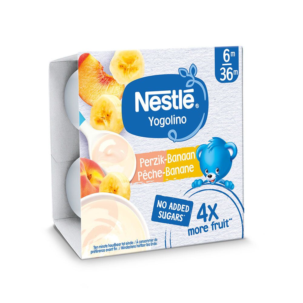 Nestlé Yogolino Pêche-Banane (4x90 g)
