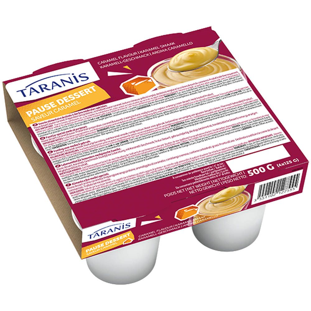 TARANIS Pause Dessert Saveur Caramel (4x125 g)