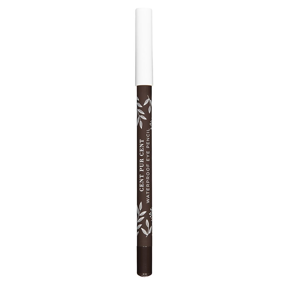CENT PUR CENT Crayon pour les yeux résistant à l'eau Chocolat (0,8 ml)