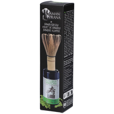 Aman Prana Kotobuki Matcha + fouet en bambou gratuit (50 g)