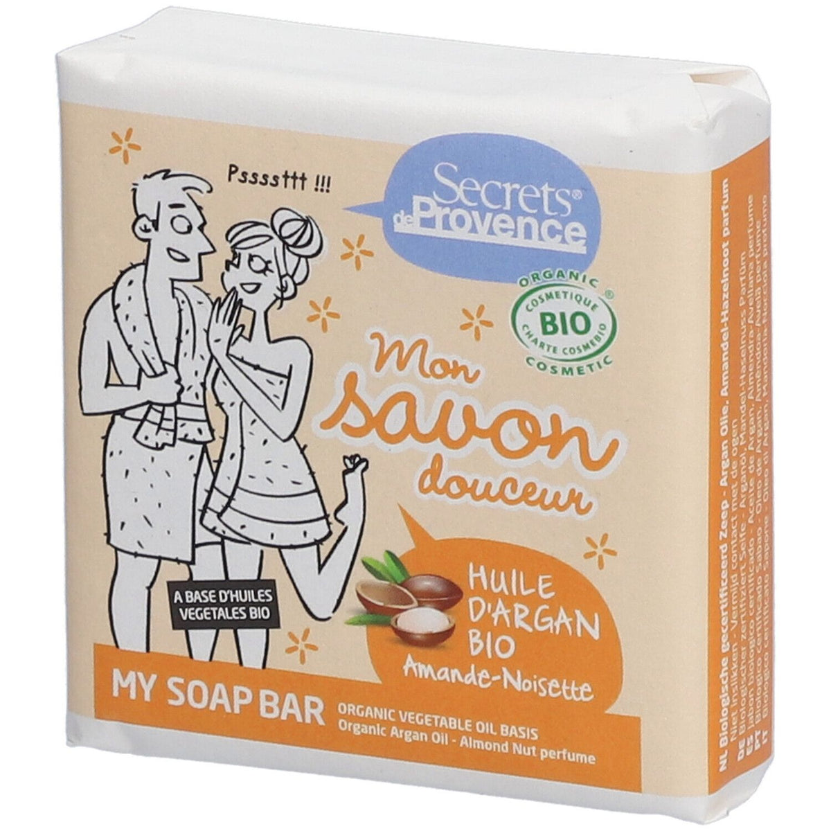 Secrets® de Provence savon bio à l'huile d'argan (100 g)