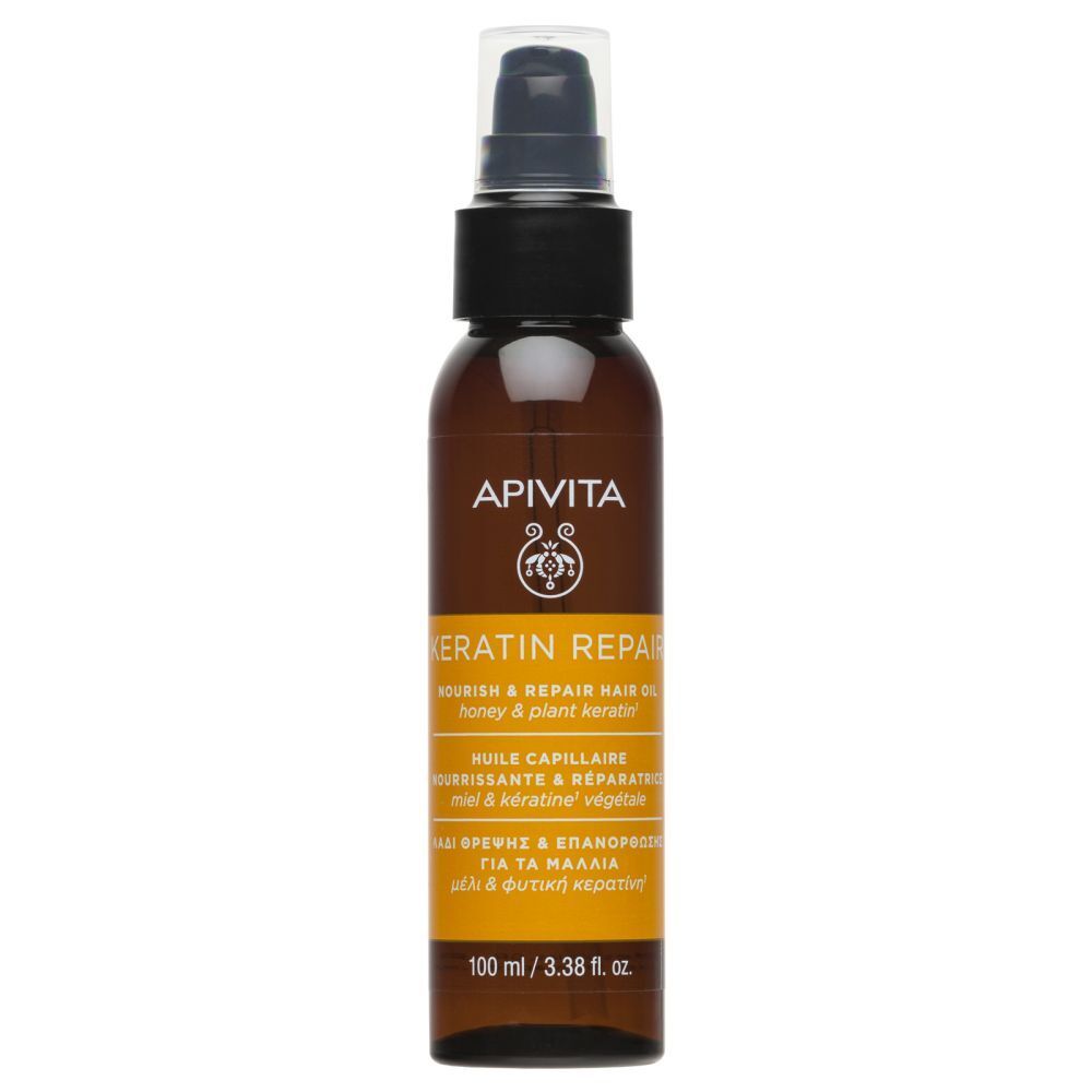 Apivita Keratin Repair Huile Capillaire Nourrissante & Réparatrice (100 ml)