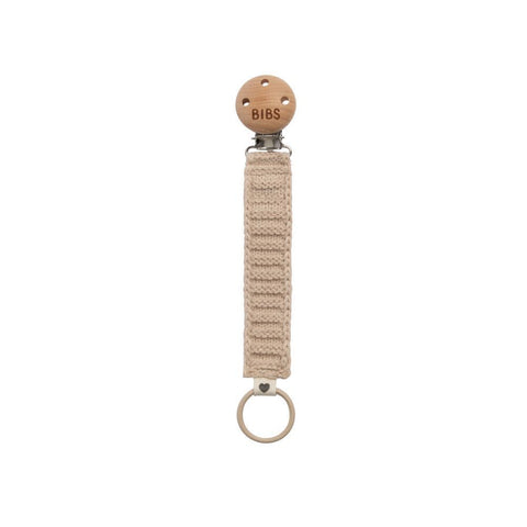BIBS Attache-Sucette Tricotée Vanille (1 pièce)