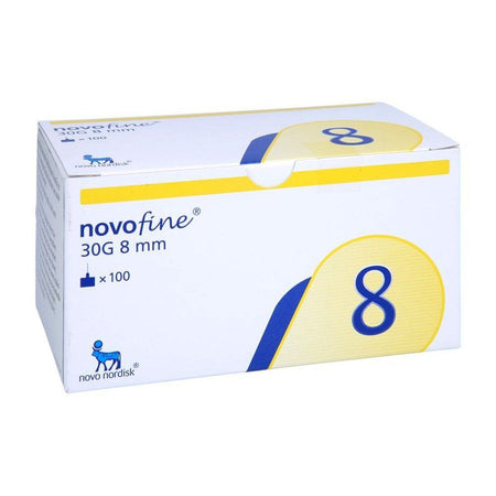 Novofine aiguilles 30G 8 mm (100 pièces)