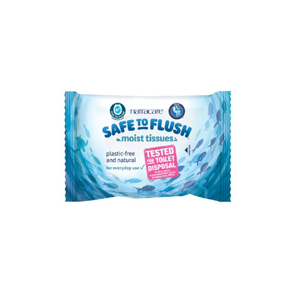 natracare® Safe to Flush lingettes humides (30 pièces)