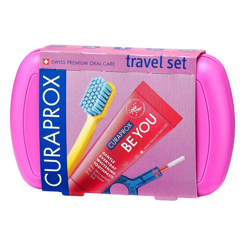 Curaprox travel set pink (1 piece)
