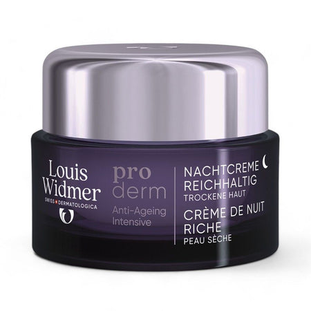 Louis Widmer Proderm Anti-Ageing Intensive Crème de Nuit Texture Riche Sans Parfum — 50 ml