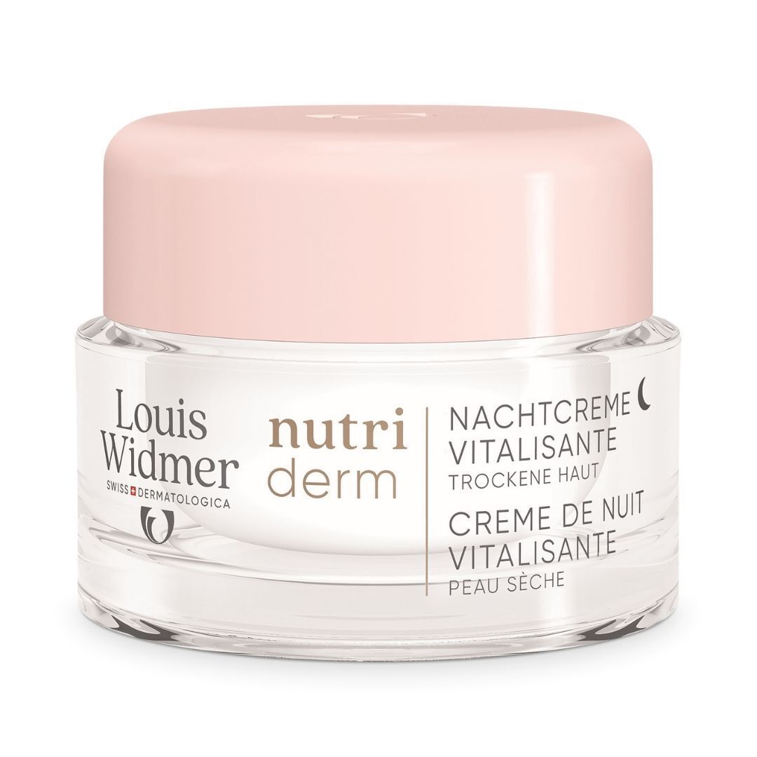 Louis Widmer Nutriderm Crème de Nuit Vitalisante Légèrement Parfumée (50 ml)