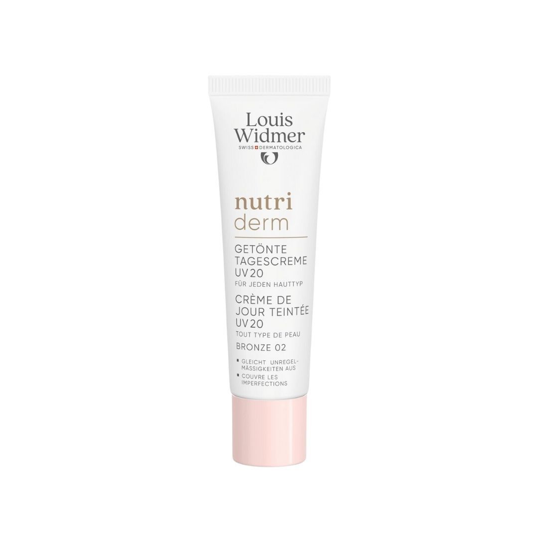 Louis Widmer Nutriderm crème de jour teintée UV20 Bronze 02 (30 ml)
