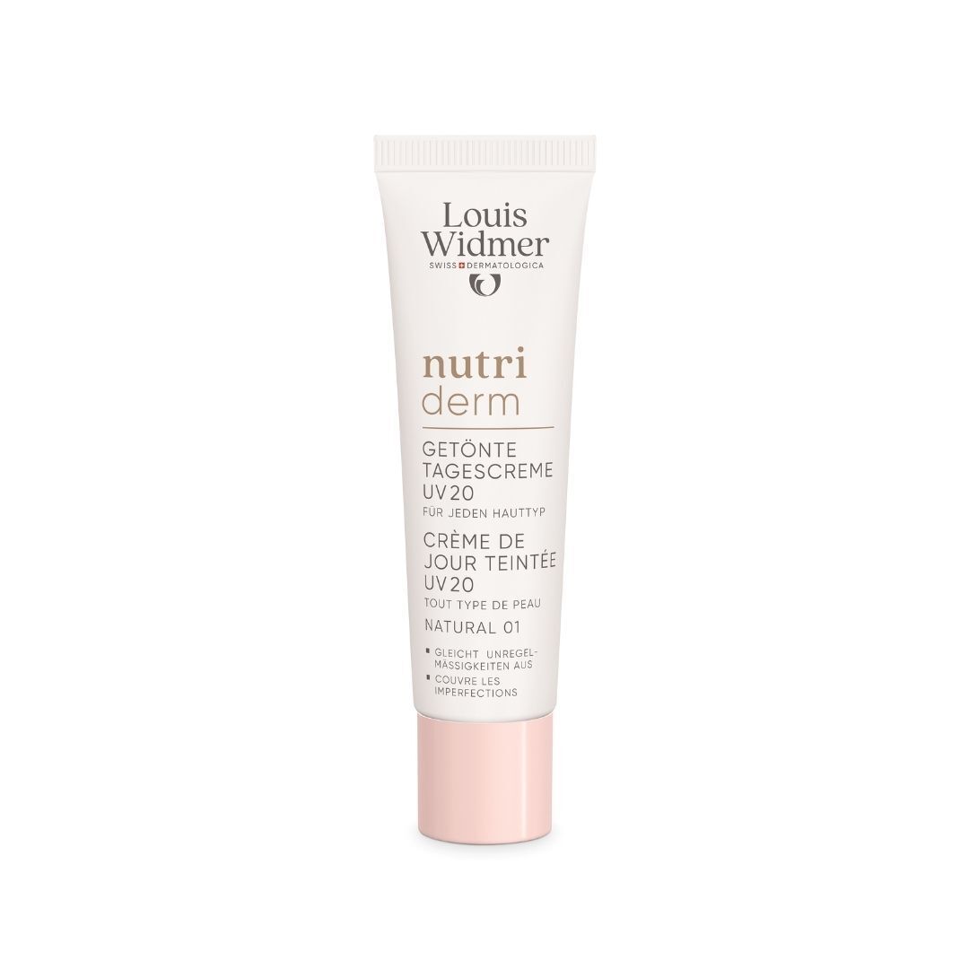 Louis Widmer Nutriderm Crème de Jour Teintée UV20 Natural 01 Sans Parfum (30 ml)