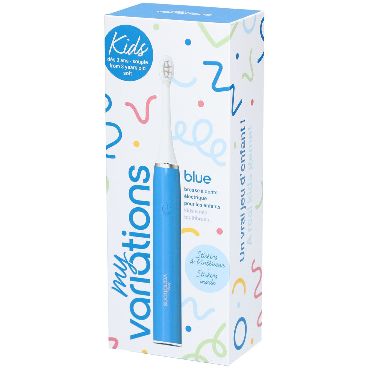 Myvariations Brosse à dents électrique Kids Sonic Blue (1 pièce)