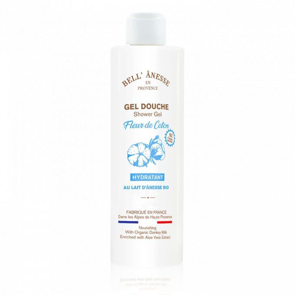 Bell'Anesse Gel Douche Lait d'Ânesse Fleur de Coton (250 ml)