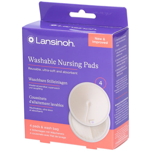 Lansinoh Coussinets d'allaitement lavables (4 pièces)