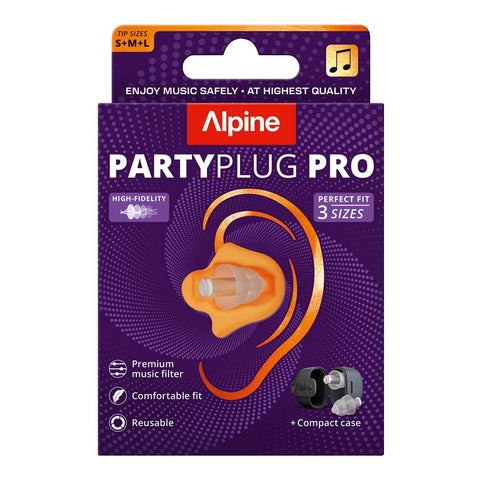 Alpine Partyplug Pro Transparent S+M+L