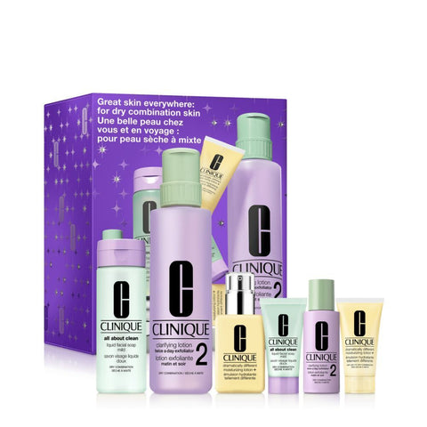 Clinique Great Skin Everywhere Set pour peaux sèches à mixtes (1 pièce)