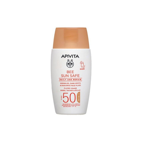 Apivita Bee Sun Safe Daily Age Repair Fluide Tinté SPF 50 (50 ml)