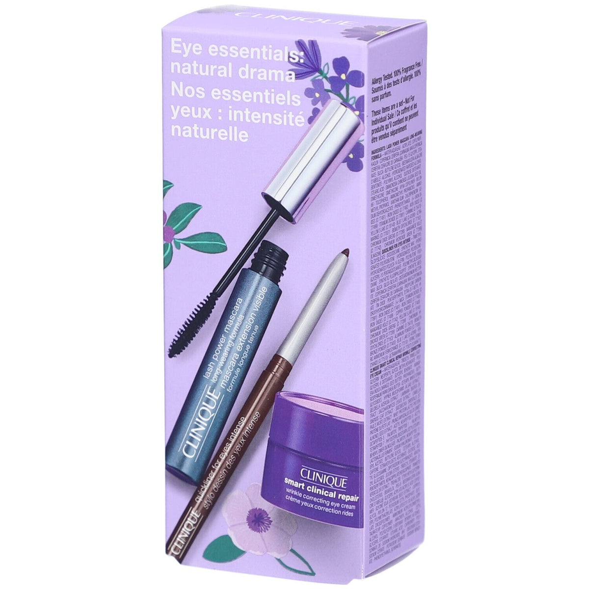 Clinique Eye Essentials Natural Drama Set mascara, eye-liner et crème pour les yeux (1 pièce)