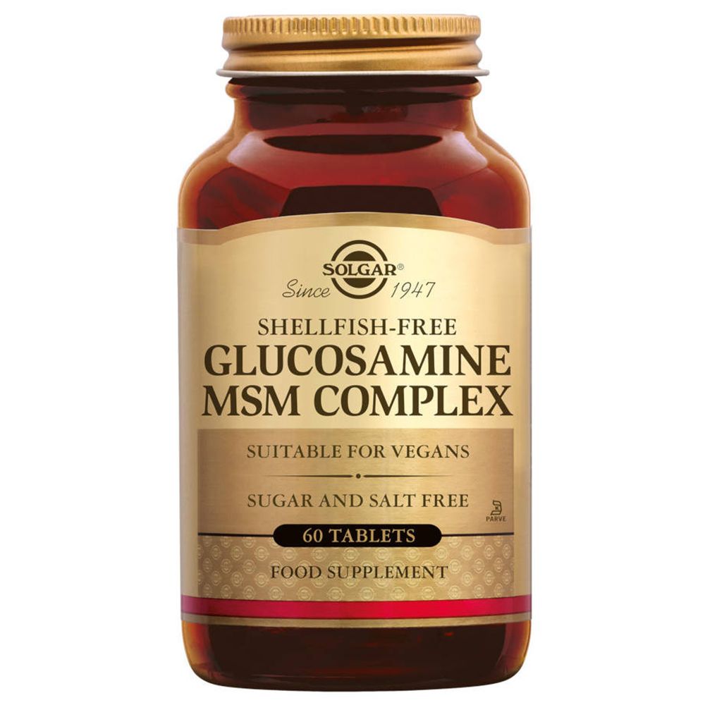 Solgar Glucosamine MSM Complex (60 comprimés)