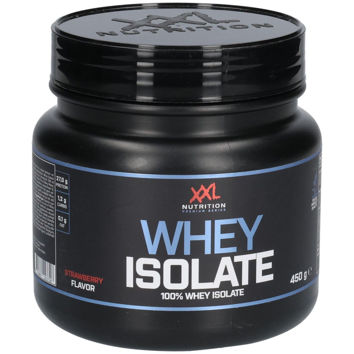 XXL Nutrition Isolat de lactosérum fraise (450 g)