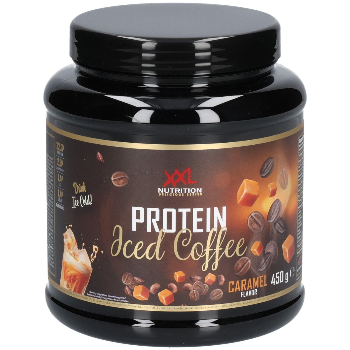 XXL Nutrition Café glacé protéiné caramel (450 g)