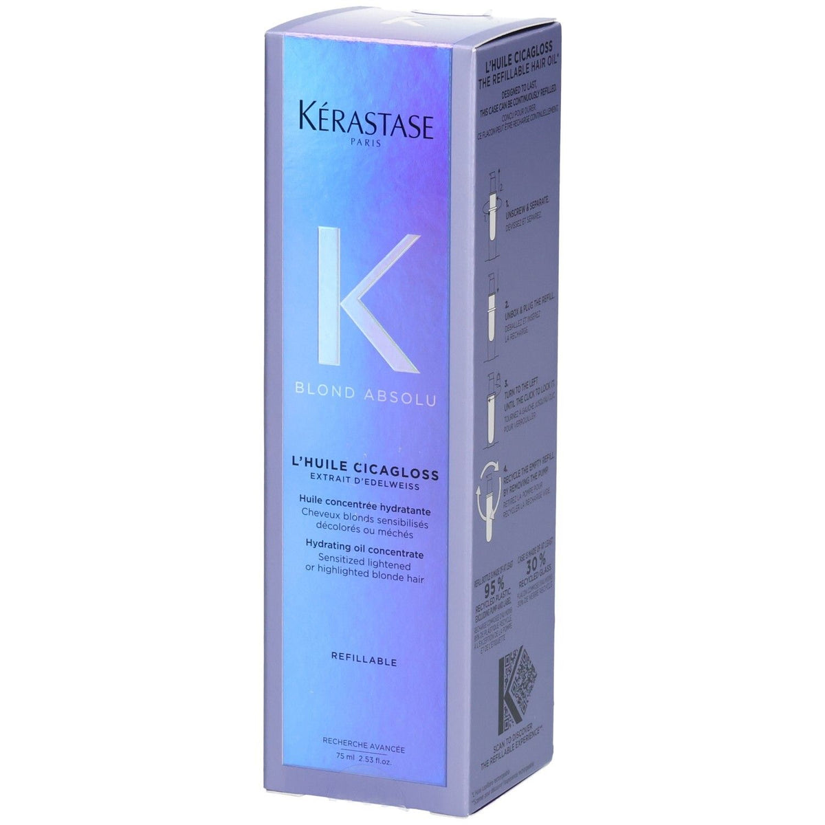Kérastase Blond Absolu Huile Cicagloss huile capillaire rechargeable (75 ml)