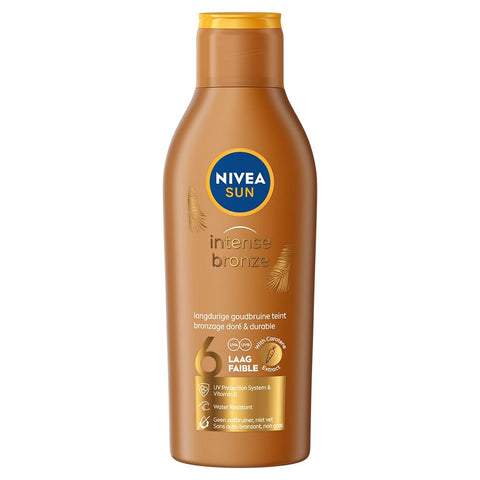 Nivea Sun Intense bronze lotion pour bronzage doré et durable à la carotène SPF6 (200 ml)