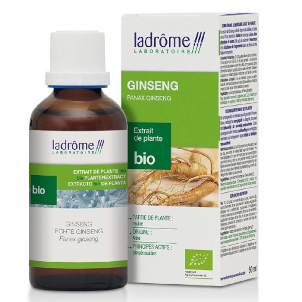 Ladrôme Extrait de Ginseng Bio (50 ml)