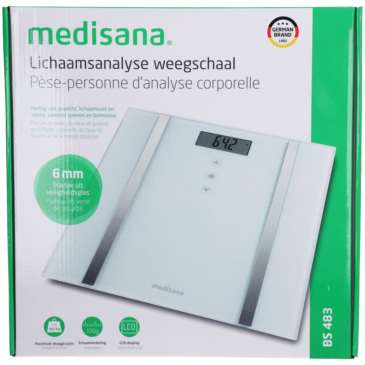 Medisana Pèse-Personne d‘Analyse Corporelle BS483