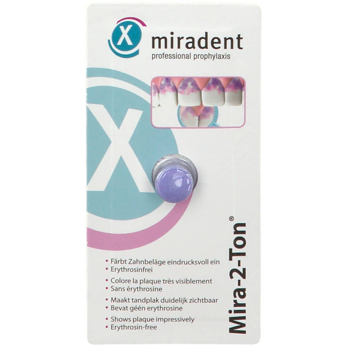 Miradent Mira-2-Ton comprimés détecteurs de plaque (1 pièce)
