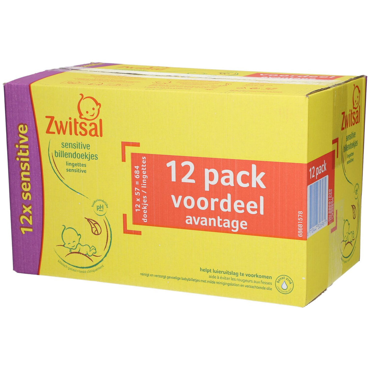 Zwitsal Sensitive lingettes