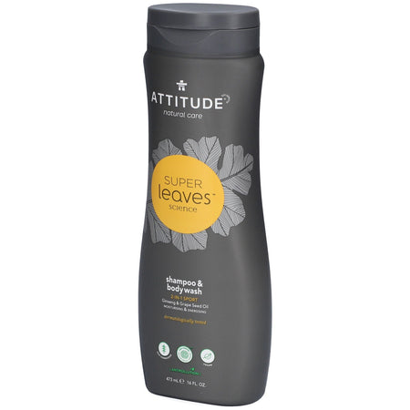 Attitude Super Leaves Men 2 en 1 Shampooing & Gel Douche (473 ml)
