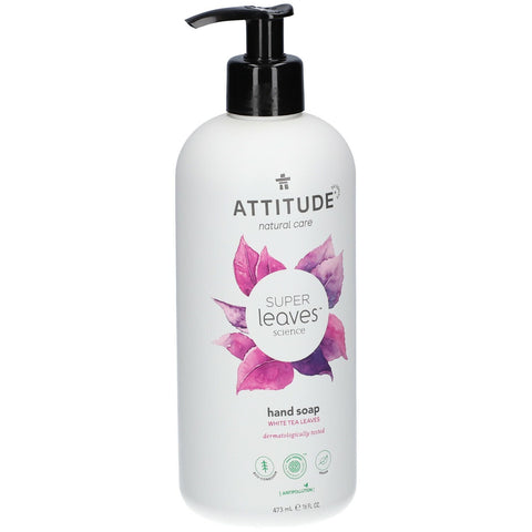 Attitude Natural savon mains aux feuilles de thé blanc (473 ml)
