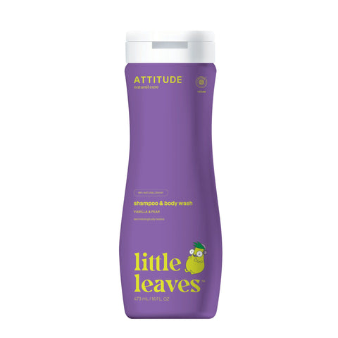 ATTITUDE little leaves Shampooing et gel douche Vanille/Poire