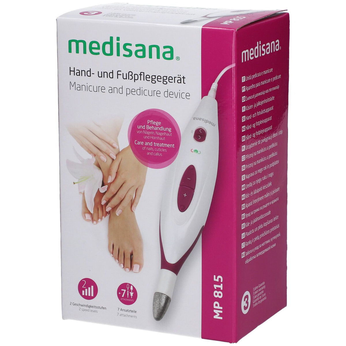 medisana Appareil de manucure et de pédicure MP815 (1 pièce)