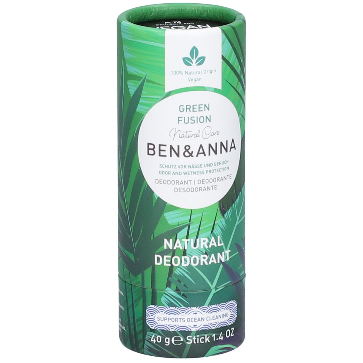 Ben & Anna - Déodorant Papertube Green Fusion (40 g)