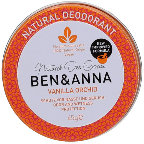 Ben & Anna Crème déodorante Vanilla Orchid (45 g)