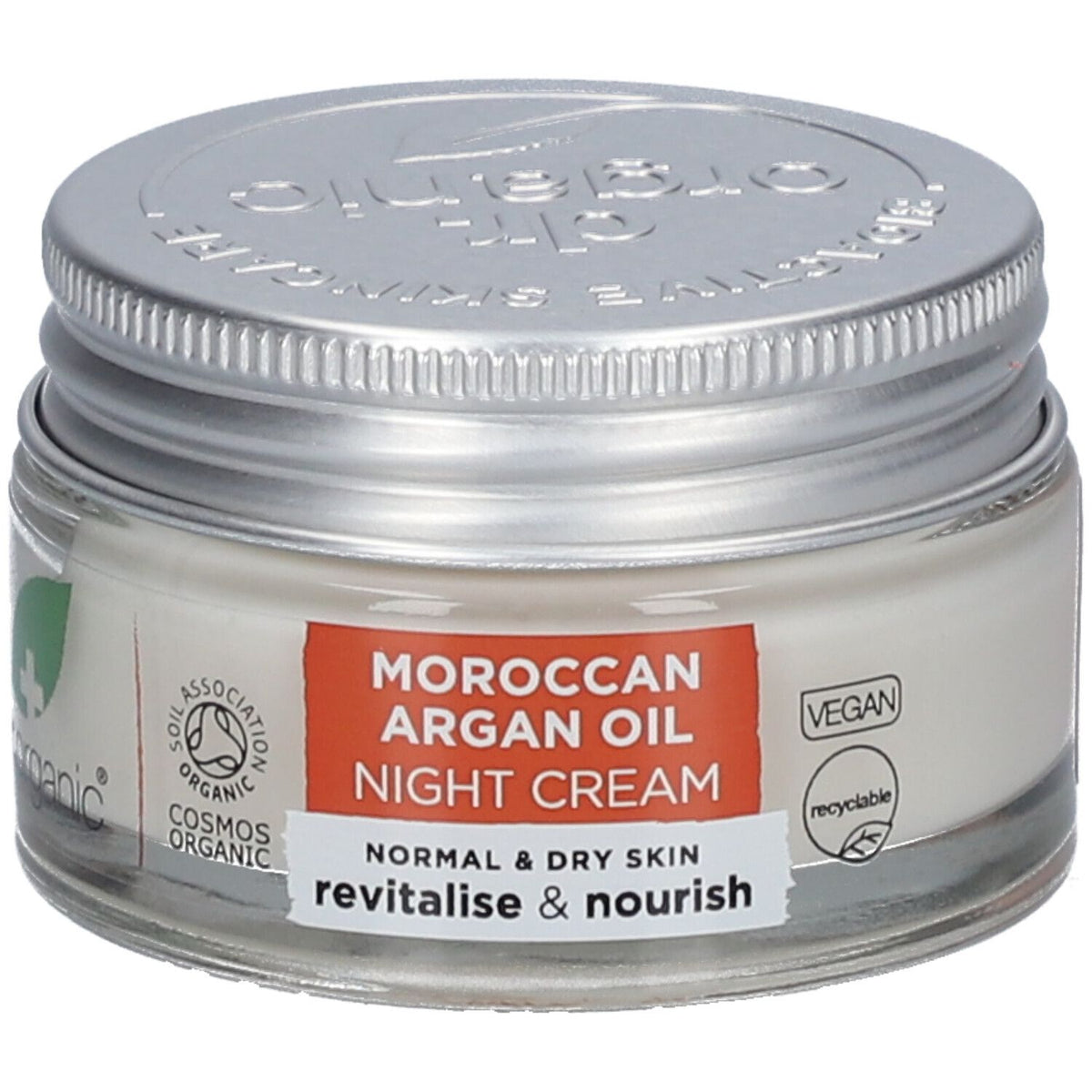Dr. Organic Crème de Nuit à l’Huile d’Argan du Maroc (50 ml)