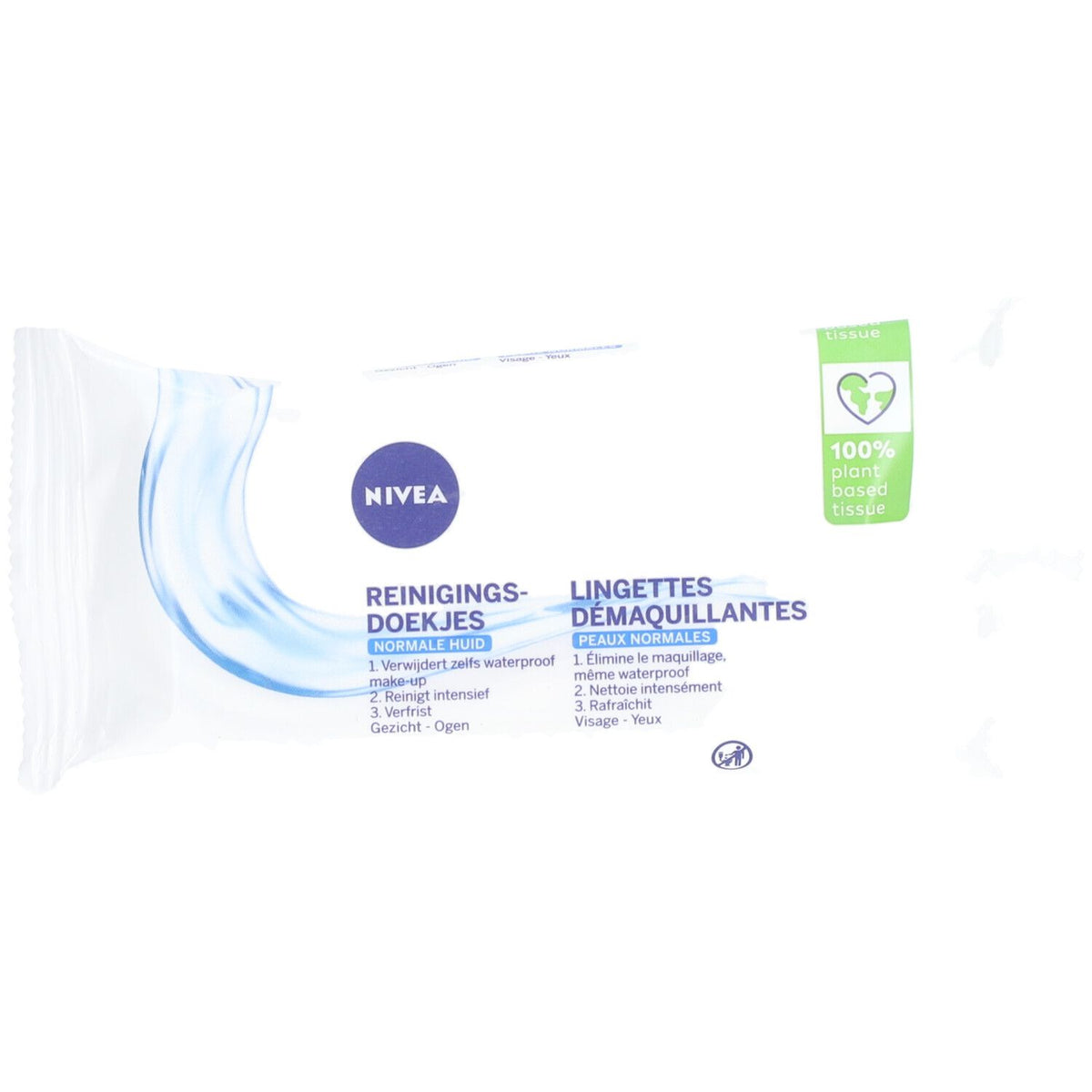 Nivea lingettes démaquillantes peaux normales 3-en-1 (7 pièces)