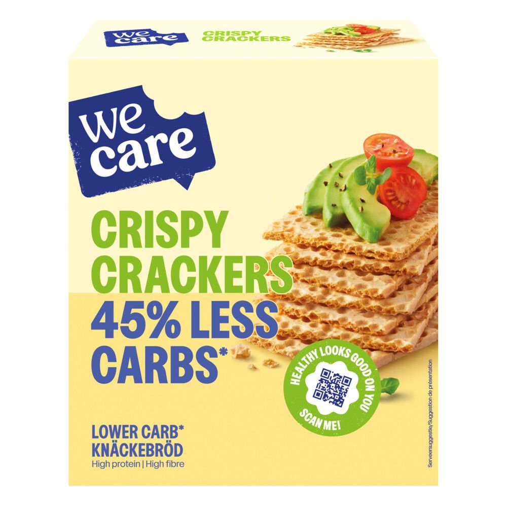 We Care Crispy Crackers (2 x 10 g)