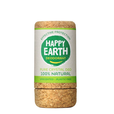 Happy Earth Stick déodorant inodore 100% naturel Pure Crystal (90 g)