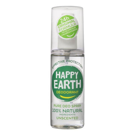 Happy Earth Déodorant en spray 100% naturel et inodore (100 ml)