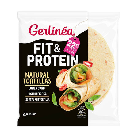Gerlinéa Fit & Protein Natural Tortillas (4x40 g)