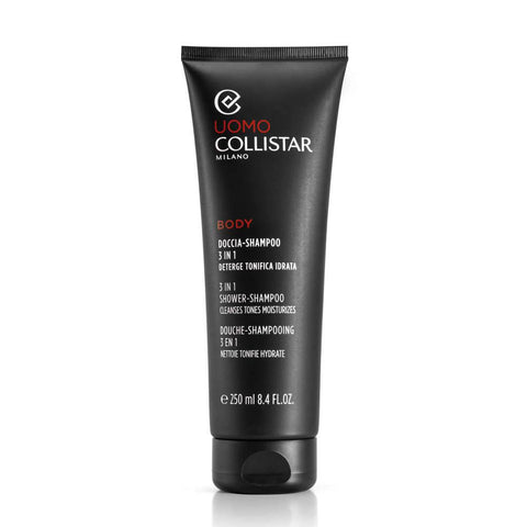 Collistar® Uomo Body 3-in-1 Shower Gel & Shampoo with bergamot water (250 ml)