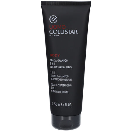 Collistar® Uomo Body gel douche & shampooing 3-en-1 à l'eau de bergamote (250 ml)