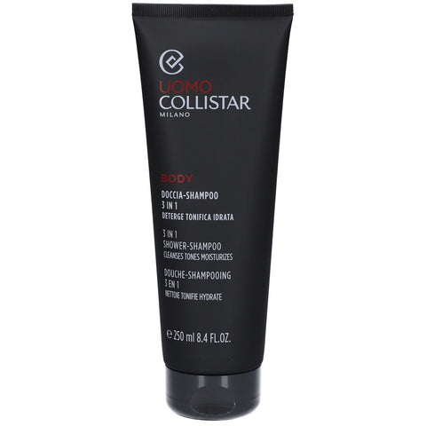 Collistar® Uomo Body gel douche & shampooing 3-en-1 à l'eau de bergamote (250 ml)
